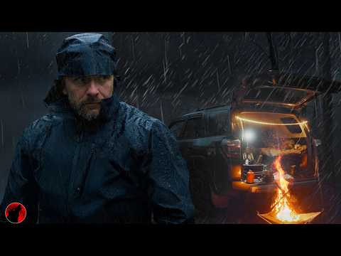 Held Hostage by the Storm - Heavy Rain Camping in the Remote Mountains