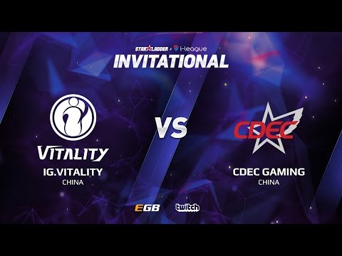 IG.Vitality vs CDEC Gaming, Game 2, SL i-League Invitational S2, CN Qualifier