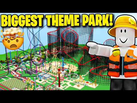 I built the Largest Park in Theme Park Tycoon 2 History...