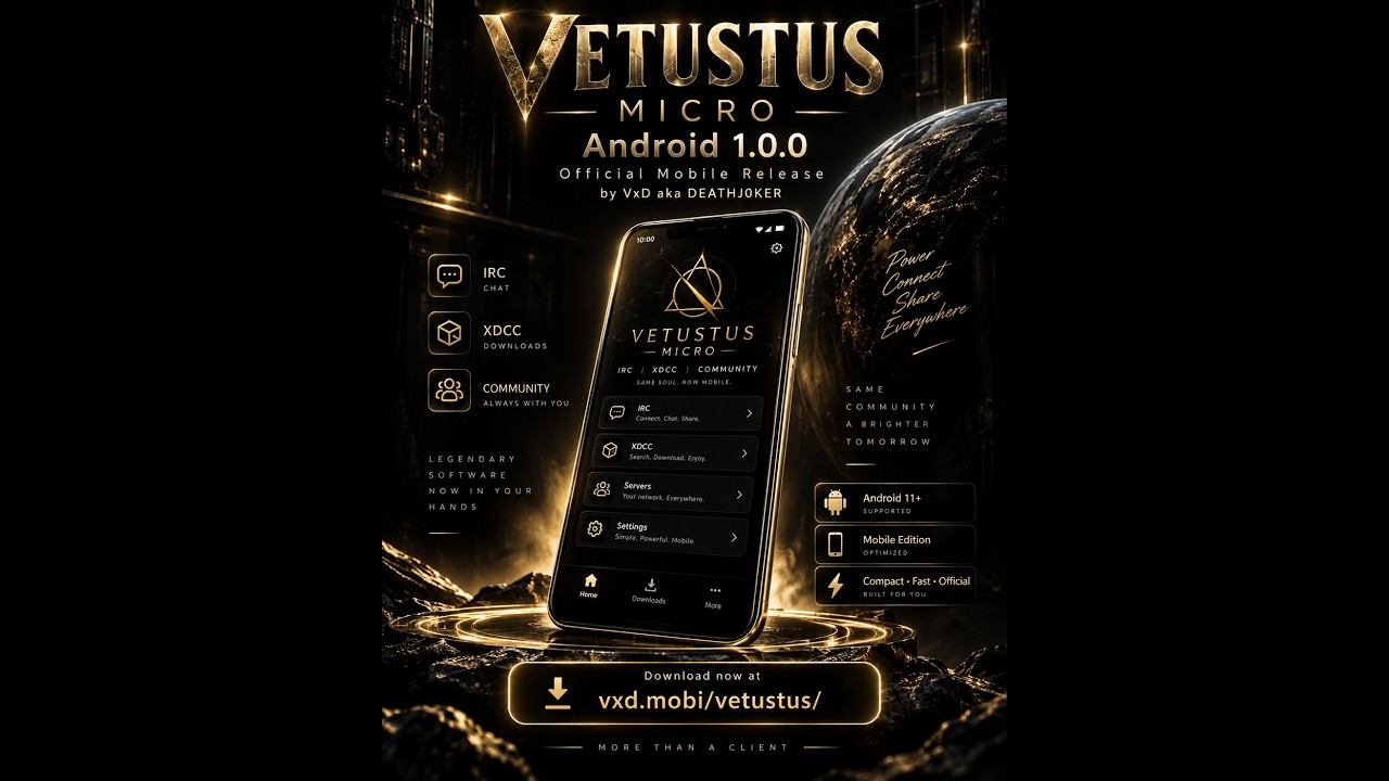 VETUSTUS IRC XDCC video demonstration
