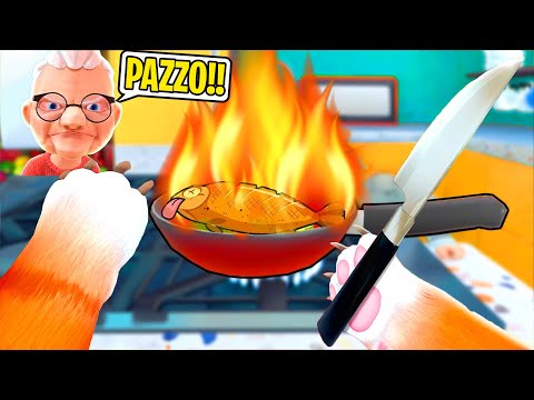 GATTO CATTIVO CUCINA ALLA NONNA PER FARLA IMPAZZIRE!! I am Cat (VR)