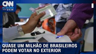 Vídeo: Eleições no exterior: quase um milhão de brasileiros estão aptos a votar | CNN ELEIÇÕES