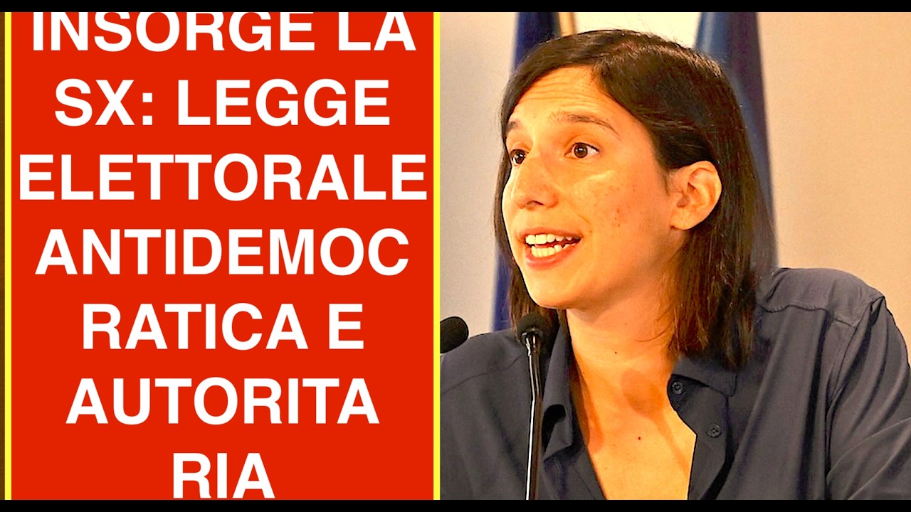INSORGE LA SX: LEGGE ELETTORALE ANTIDEMOCRATICA E AUTORITARIA