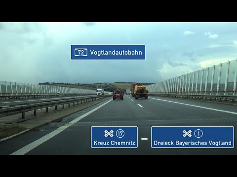 🇩🇪 A72: AK Chemnitz - AD Bayerisches Vogtland (3,5x)