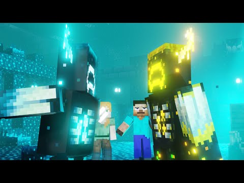 THE WARDEN & FRIENDLY WARDEN! - (Minecraft Animation)