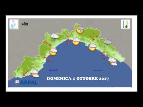 PREVISIONI METEO DI SABATO 30 SETTEMBRE 2017