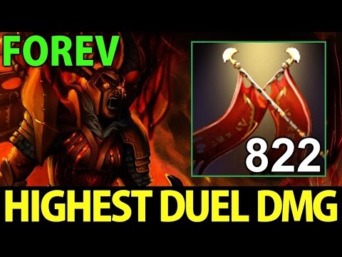 Forev Dota2 7 00 Legion Commander Highest Duel Damage   822 Dmg