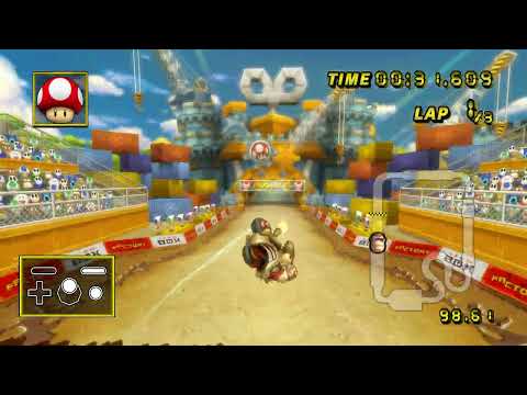 【MKW WR】 Toad's Factory (Shortcut) - 1:44.218 - Logan