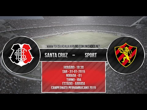 Santa Cruz x Sport AO VIVO Campeonato Pernambucano 2015 1º Rodada [CanalJGOficial]