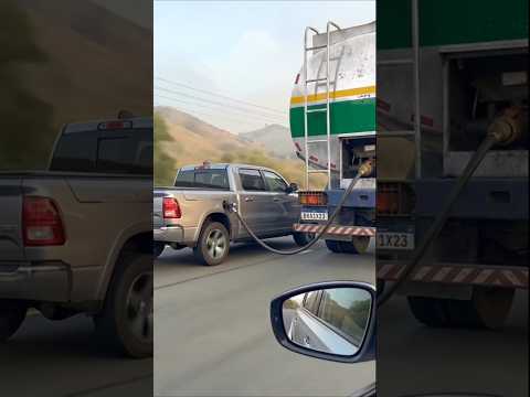 “When gas is impossible to find 🤣⛽🐩 #funny #comedy #shortvideo  #shorts