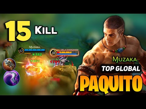 Jungle Paquito Deadly Combo [ Paquito Best Build Top Global ] By Ɱᴜᴢᴀᴋᴀ. - Mobile Legends