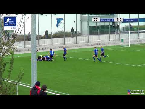 B-Junioren - 1:2 - Bruno Daniel - TSG 1899 Hoffenheim 2  vs SV Waldhof Mannheim