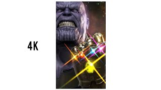 Thanos Vs Thor 4K Full Screen Status  Allen John