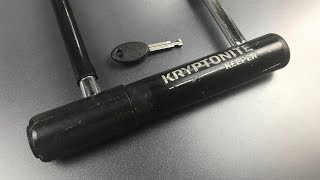 [735] Kryptonite Keeper Bicycle U-Lock Picked