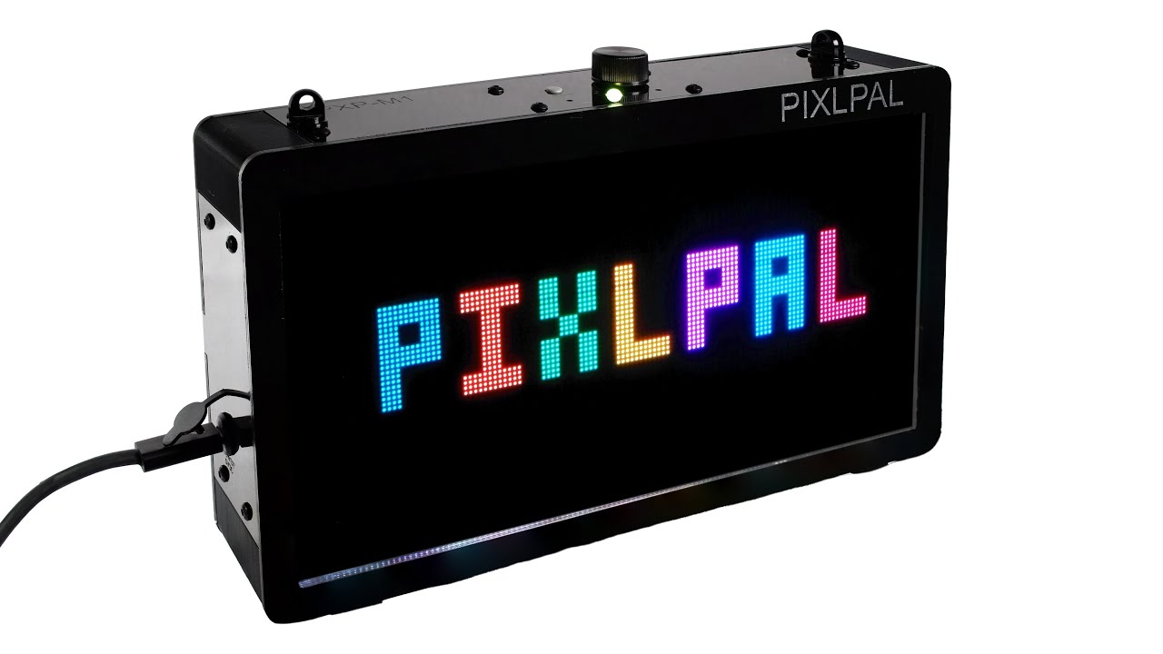Pixlpal -  A customizable RGB LED display for information, entertainment, and more