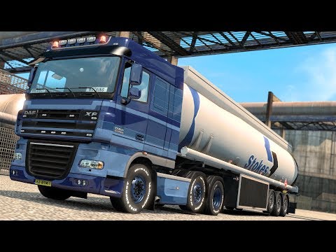 ETS2 1.28 public beta DAF XF105 Katowice - Lodz