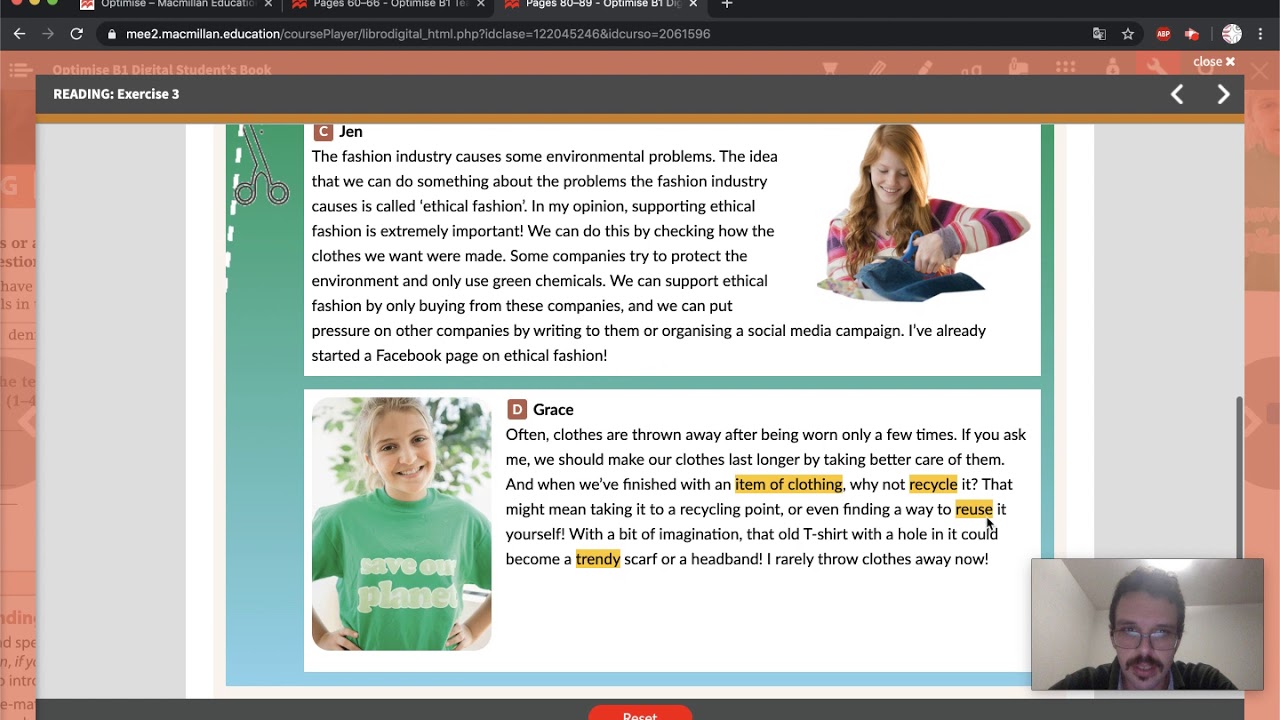 Optimise B1 Lesson 14