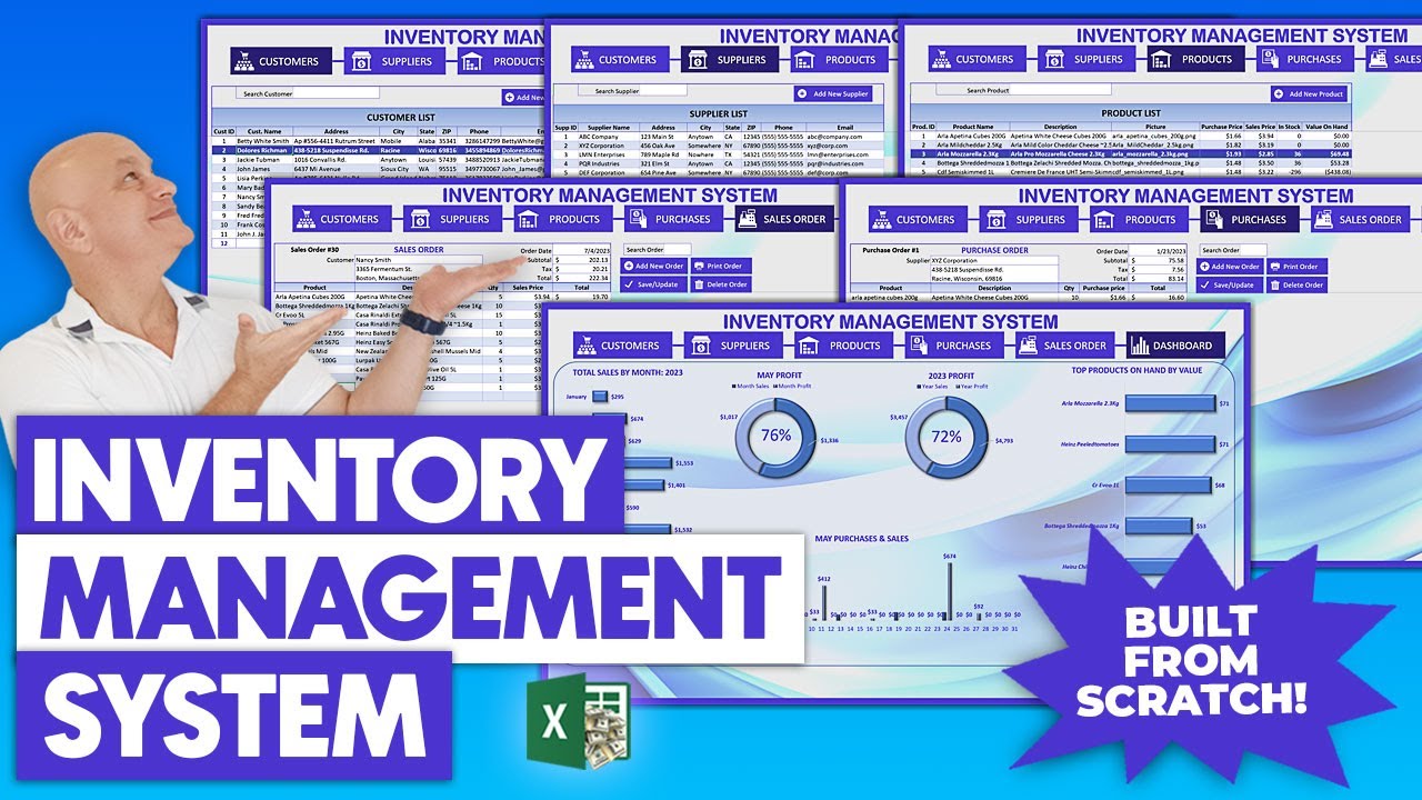 How To Create A Complete Inventory Management System In Excel From Scratch + FREE DOWNLOAD