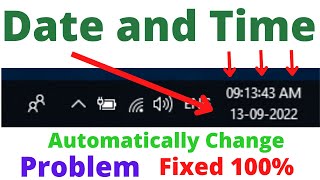 ( Fixed ) Date and Time Changes Automatically Windows 10 / 8 / 7 After Restart in Computer & Laptop