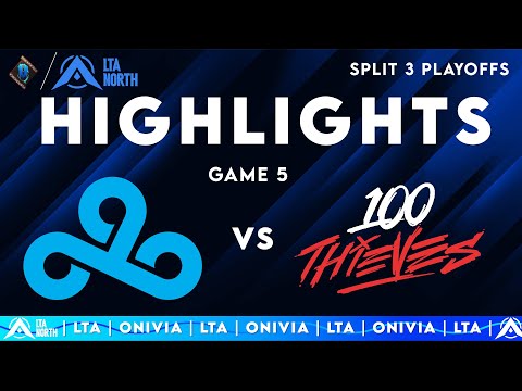 C9 vs 100T Highlights Game 5 | LTA North 2025 | Cloud9 vs 100 Thieves by Onivia