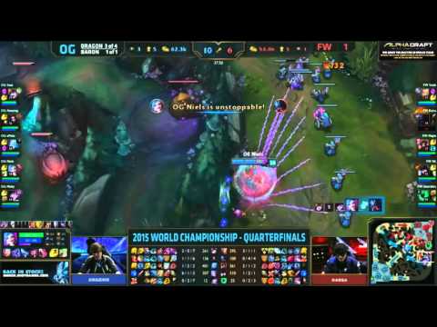 ORIGEN vs FLASH WOLVES  Highlights - Game 4 Quarter Final 2015 LoL World Championship - OG VS FW