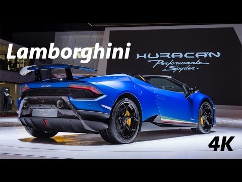 Lamborghini Huracan Performante Spyder 2018 quick look in 4K