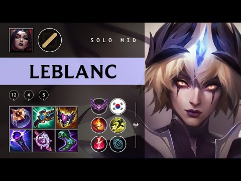 LeBlanc Mid vs Corki - KR Master Patch 25.24