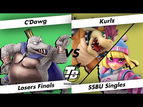 Top Blastzone 9 Losers Finals - Regal | C'Dawg (King K. Rool) Vs. Kurlz (Bowser/Min Min) - SSBU