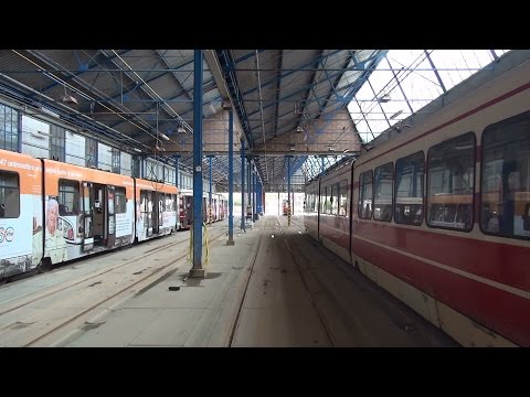HTM MAT-rit tramlijn 1 Remise Scheveningen - Scheveningen Noorderstrand | GTL8 3105