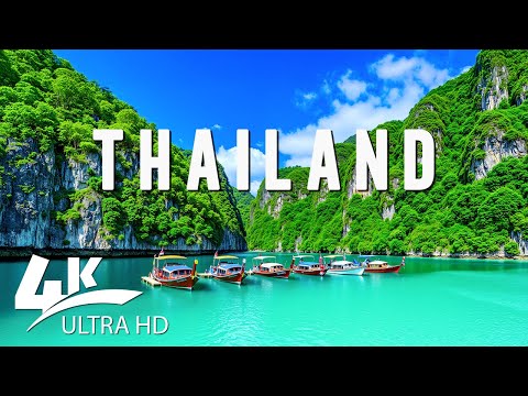 FLYING OVER THAILAND 4K - Explore Thailand’s Stunning Beaches and Lush Nature - 4K Video Ultra HD