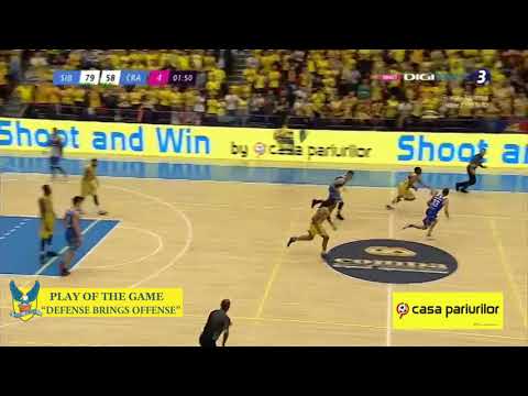 Play of the Game: BC CSU Sibiu 83-61 Craiova (By Casa Pariurilor)