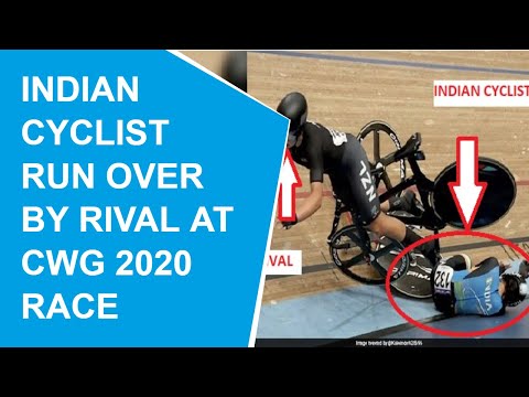 Indian cyclist Meenakshi suffers crash, run over by rival during 10km scratch race at CWG 2020