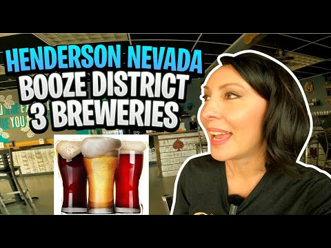 Booze District & Craft Beer | Henderson Nevada | 3 breweries | Things to Do | NV 4k Tour