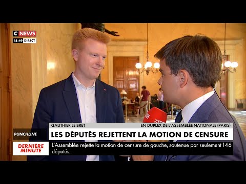 Motion de censure : RN et LR au secours de Macron | Adrien Quatennens