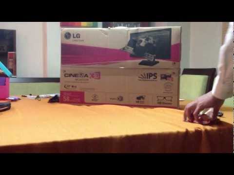 unboxing Monitor LG CInema 3D IPS LED