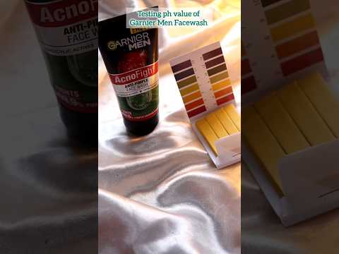 Let's Find Garnier Men Acno Fight Anti Pimple Facewash ph value #youtubeshorts #viralshort