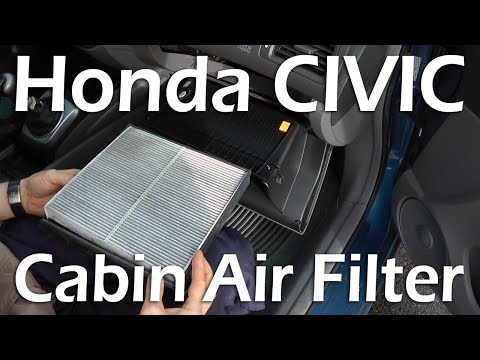 Honda Civic (2006-2025): Cabin Air Filter Replacement.