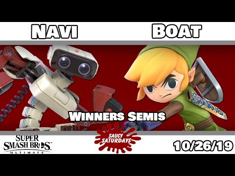 Saucy Saturdays #3 - Navi (ROB) VS. Boat (Toon Link) - Winners Semis - Smash Ultimate