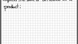 Sum-to-Product and Product-to-Sum Trig Formulas