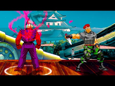 SHIN AKUMA vs JACK KRAUSER (Resident Evil) - Must See Amazing ULTIMATE Fights!