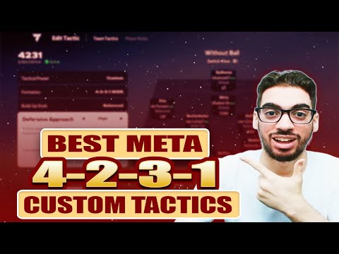 BEST META 4231 FORMATION AND CUSTOM TACTICS | FC 25 ULTIMATE TEAM
