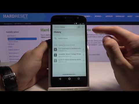 How to Clear Browsing Data on MOTOROLA Moto G5S – Delete Page History