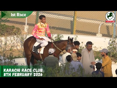 KRC  | 1st Race 8th February 2026   WINNER  SHAN-E-AWAN