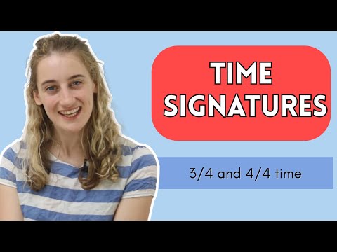 Introduction to Time Signatures: 3/4 and 4/4 time! | Kid's Music Lessons