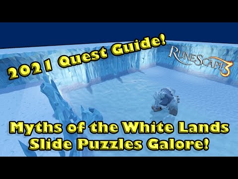 RS3 2021 Full Quest Guide - Myths of The White Lands - Slide Puzzles Galore!