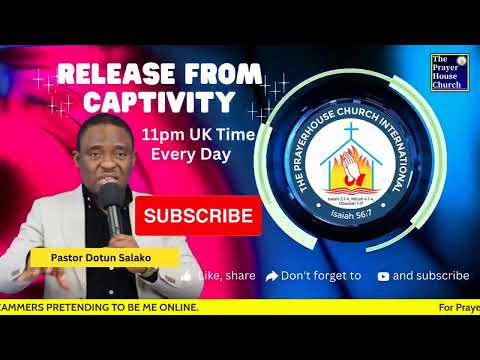 The Midnight Prayers - Pastor Dotun Salako (Mon 28th Aug 2023)