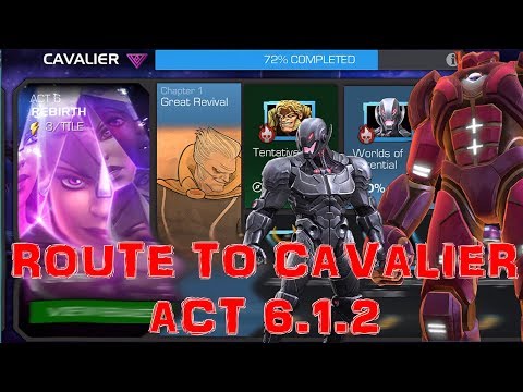 MCOC: Route To Cavalier Story Quest Act 6.1.2 Boss Ultron
