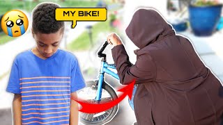 Someone STOLE Eli&#39;s BIKE