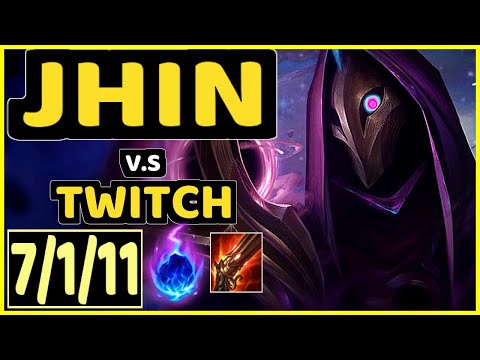 EVANRL (JHIN) vs TWITCH - 7/1/11 KDA BOTTOM ADC CHALLENGER GAMEPLAY - NA
