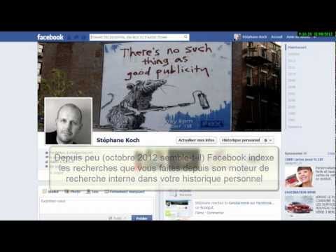 comment retrouver historique facebook